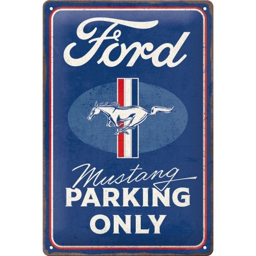 Ford Mustang Parking Only - Sign Board 20 x 30cm