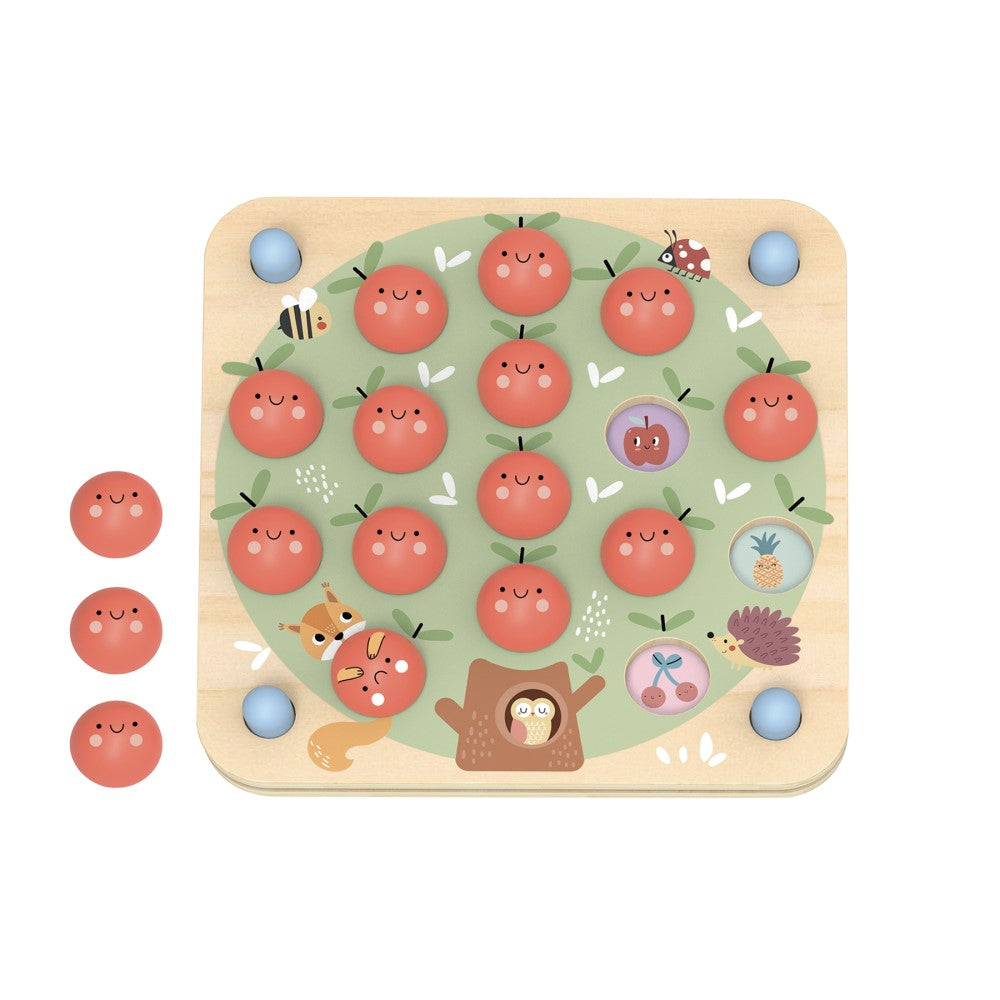 Ladybugs & Apples Memory Matching Game