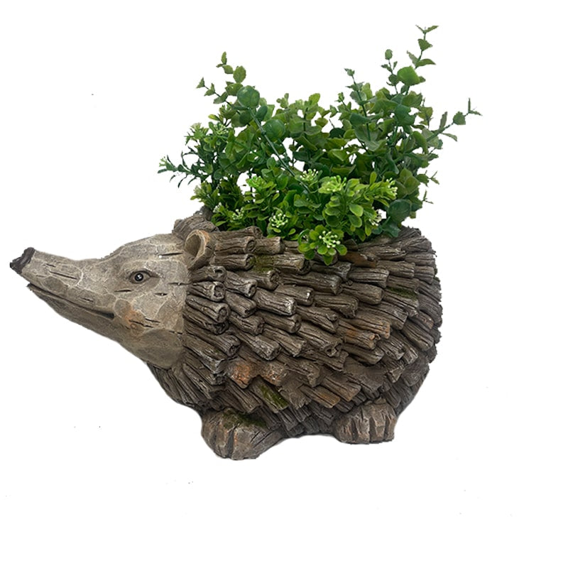 Forest Echidna Planter with Hole & Plug