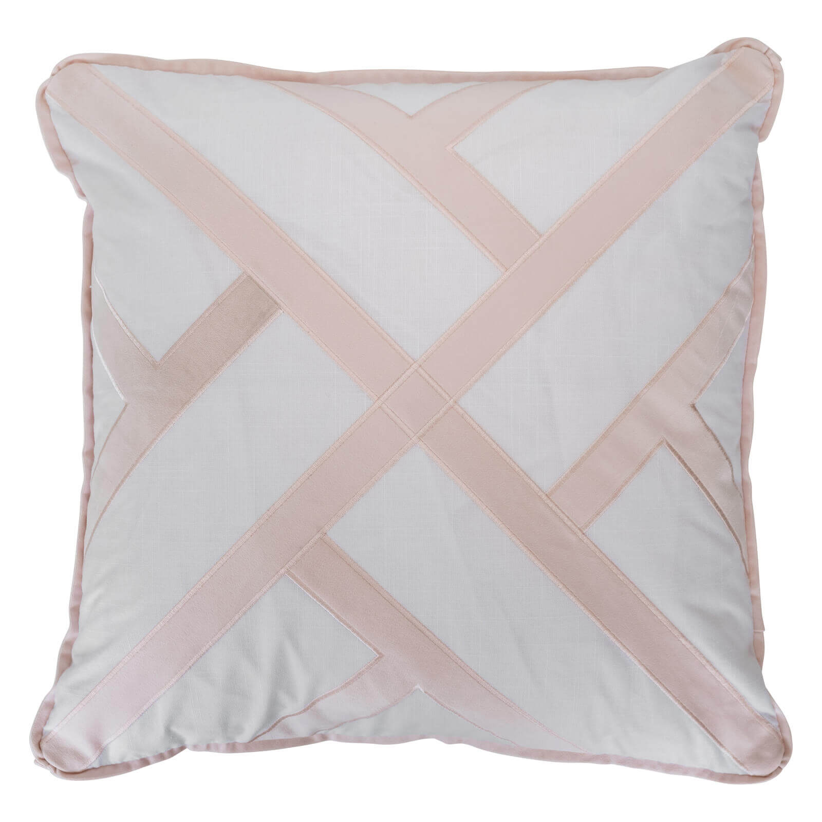 Fremantle 55x55cm Cotton Cushion Cover - Blush