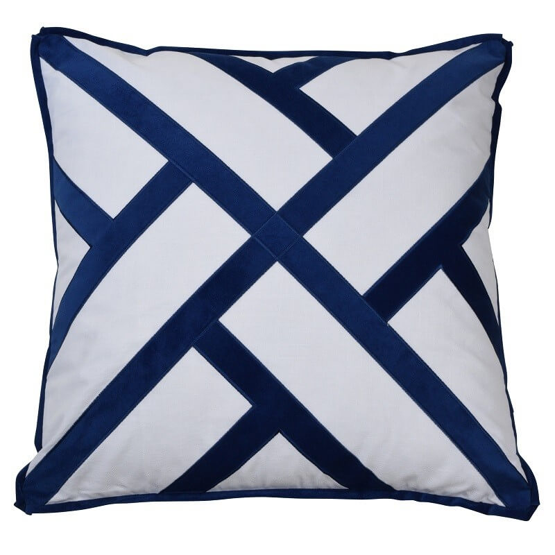 Fremantle 55x55cm Cotton Cushion Cover - Navy