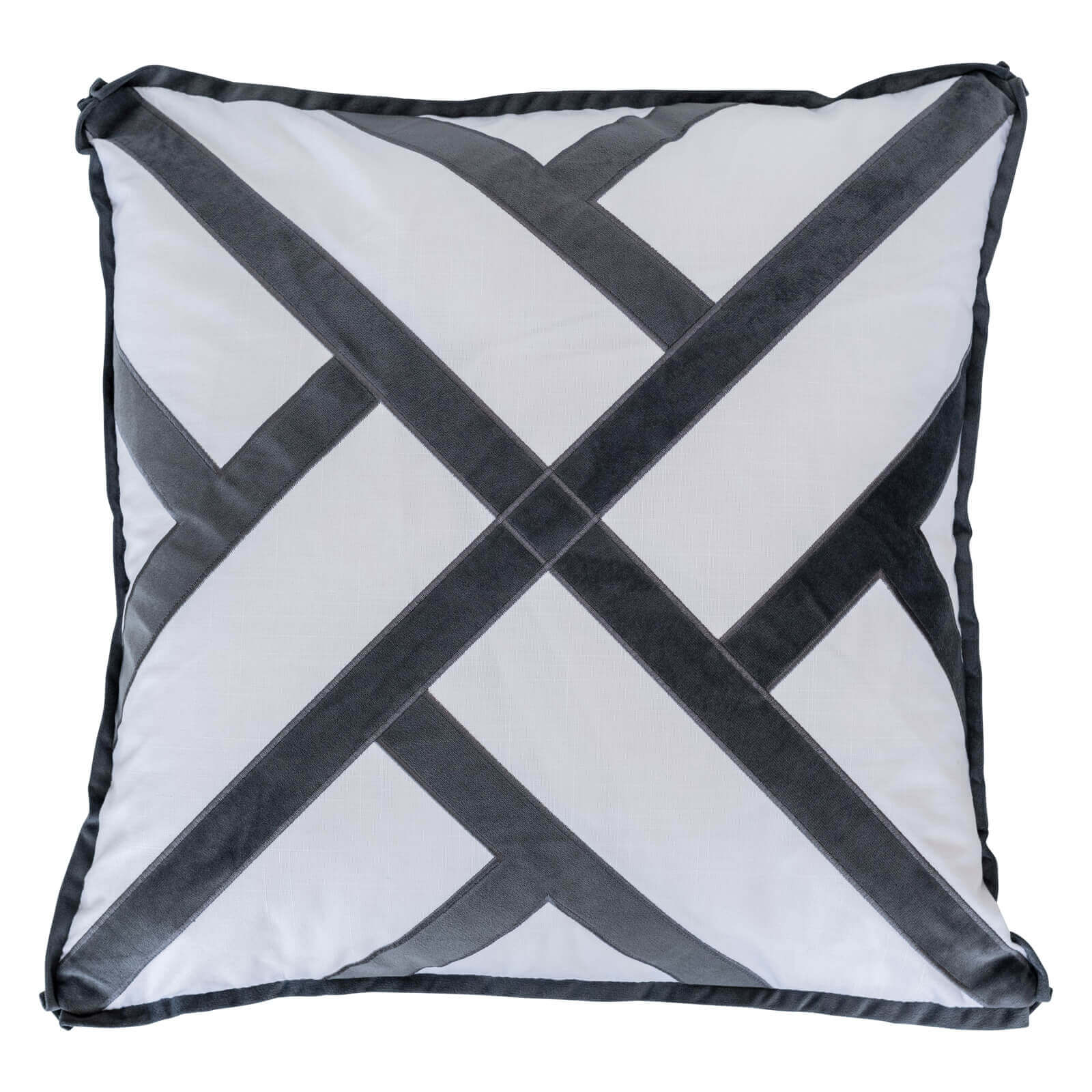 Fremantle 55x55cm Cotton Cushion Cover - Grey