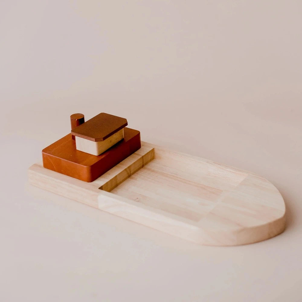 Fun play Wooden Container Ship