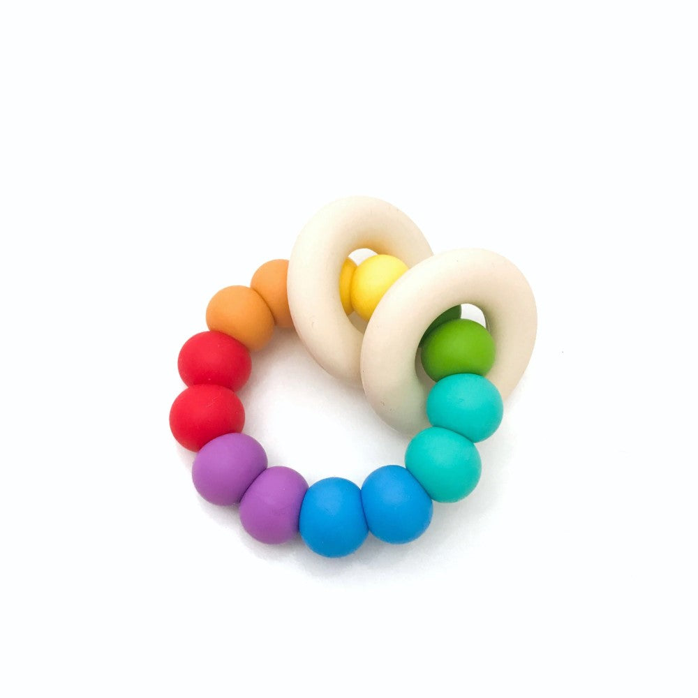 GUMMI Silicone Rattle Teether (Available in 6 Colours)