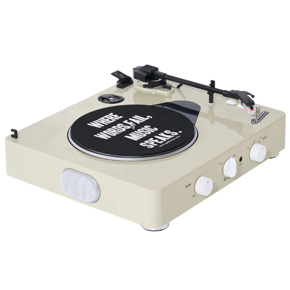 Gadhouse Brad MKII Record Player - Ivory