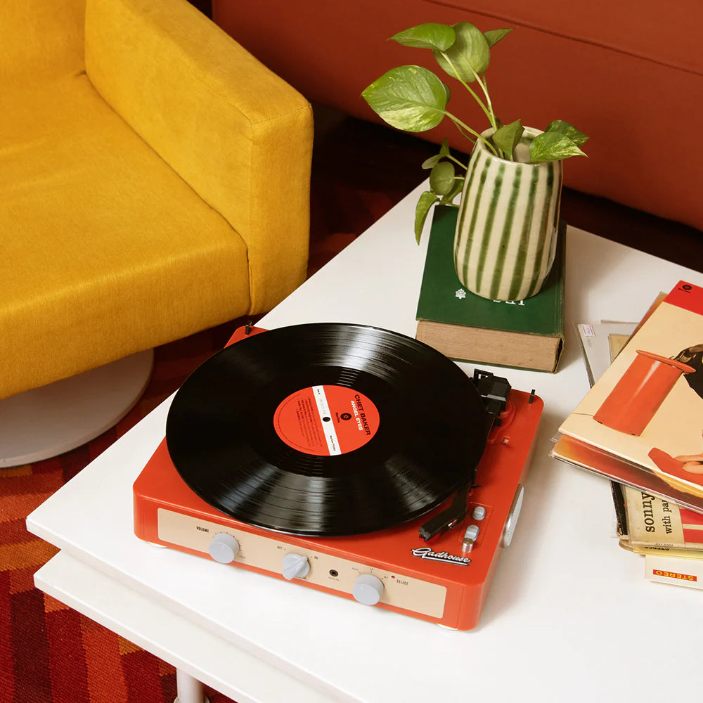 Gadhouse Brad MKII Record Player + D40 Bluetooth Speakers - Available in 3 Colors