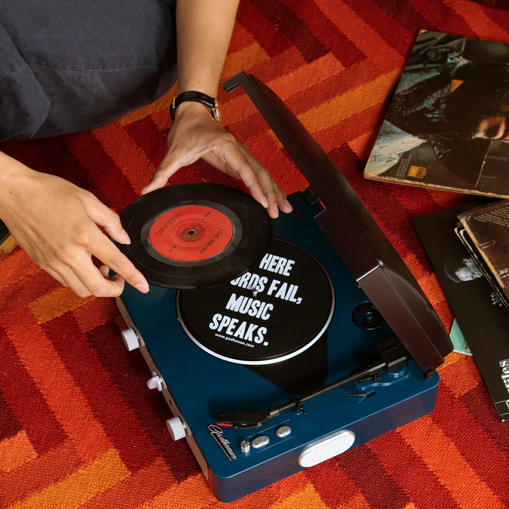 Gadhouse Brad MKII Record Player + Display Stand - Available in 3 Colors