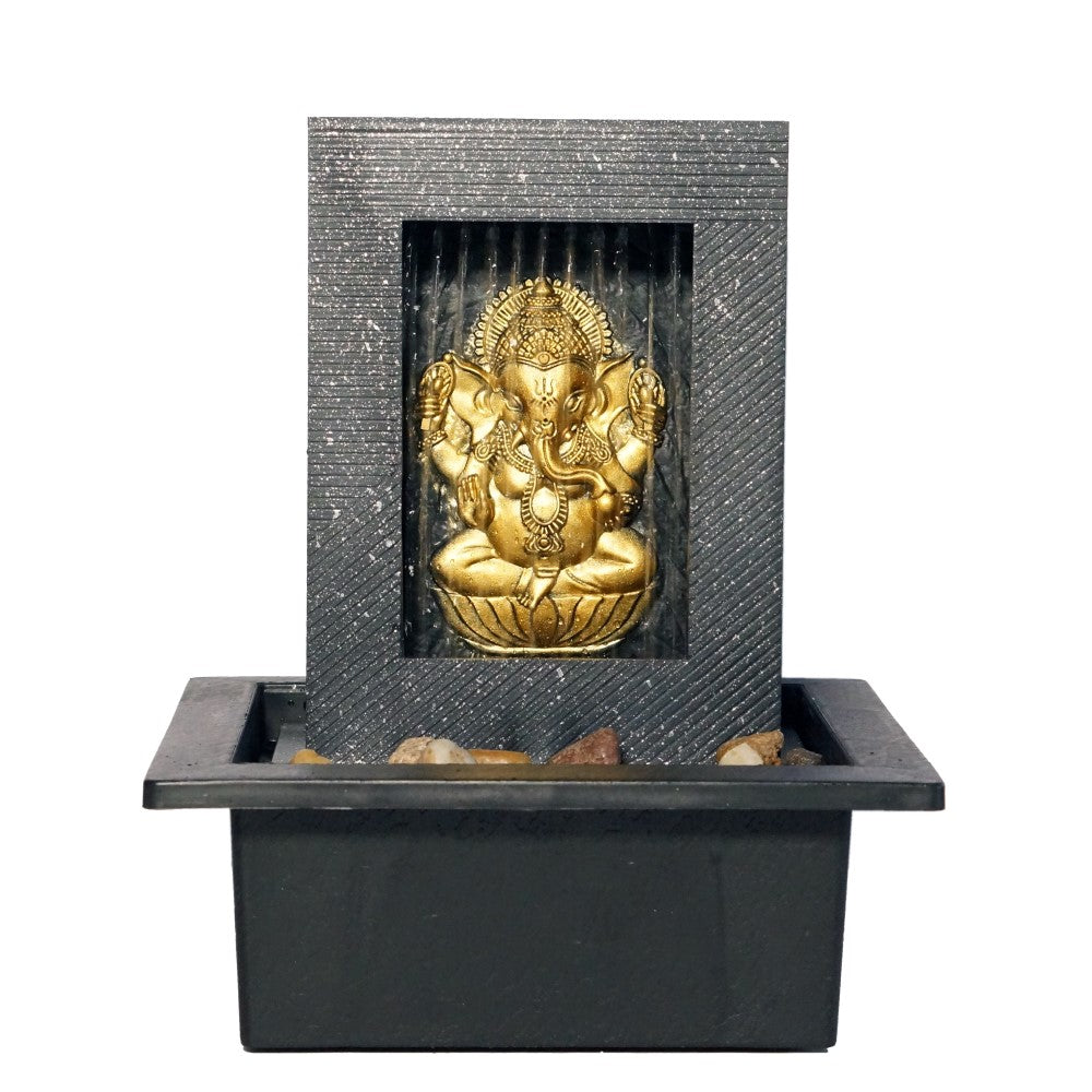 Ganesha Rain Artwork Indoor Fountain