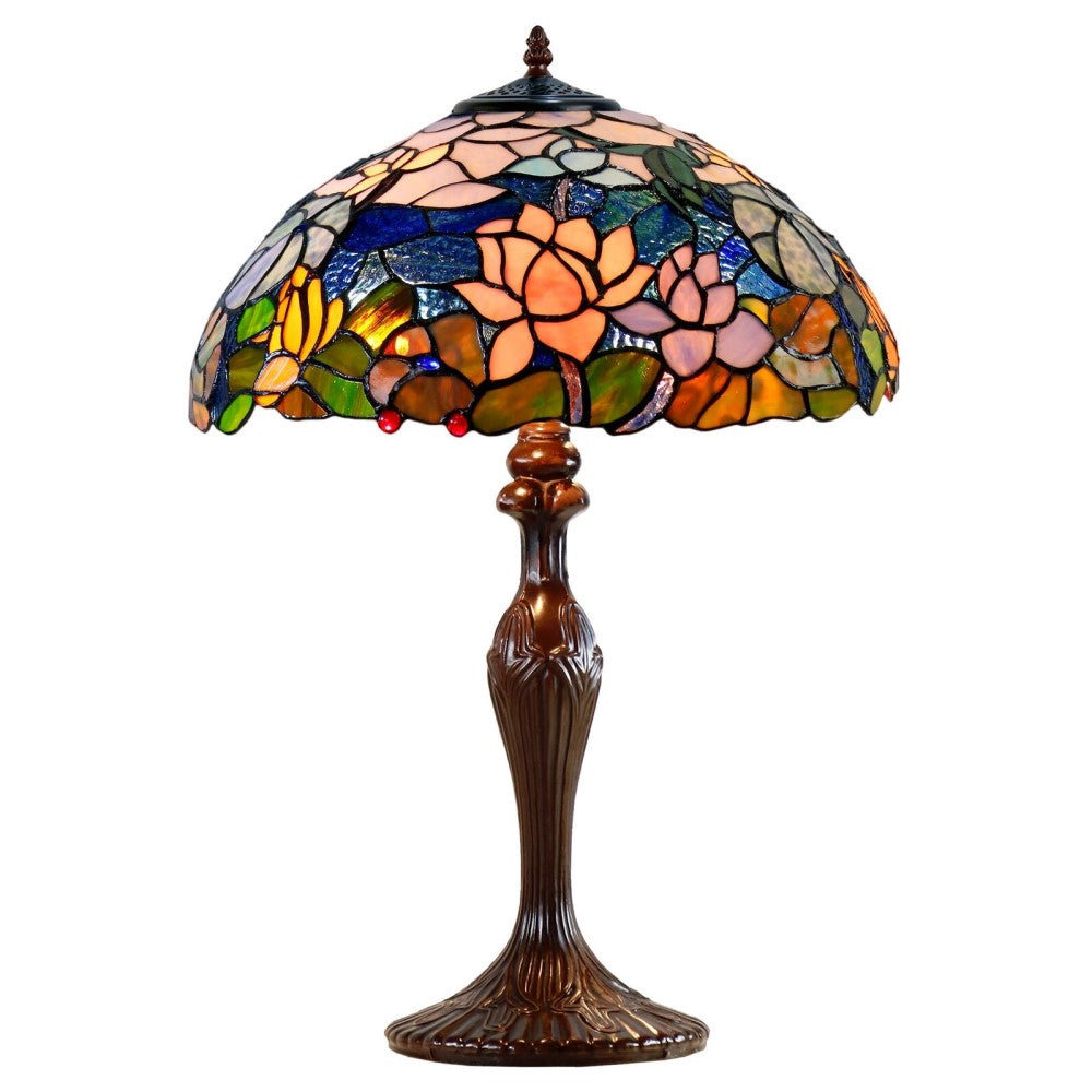 Garden Elegance Water Lily Table Lamp