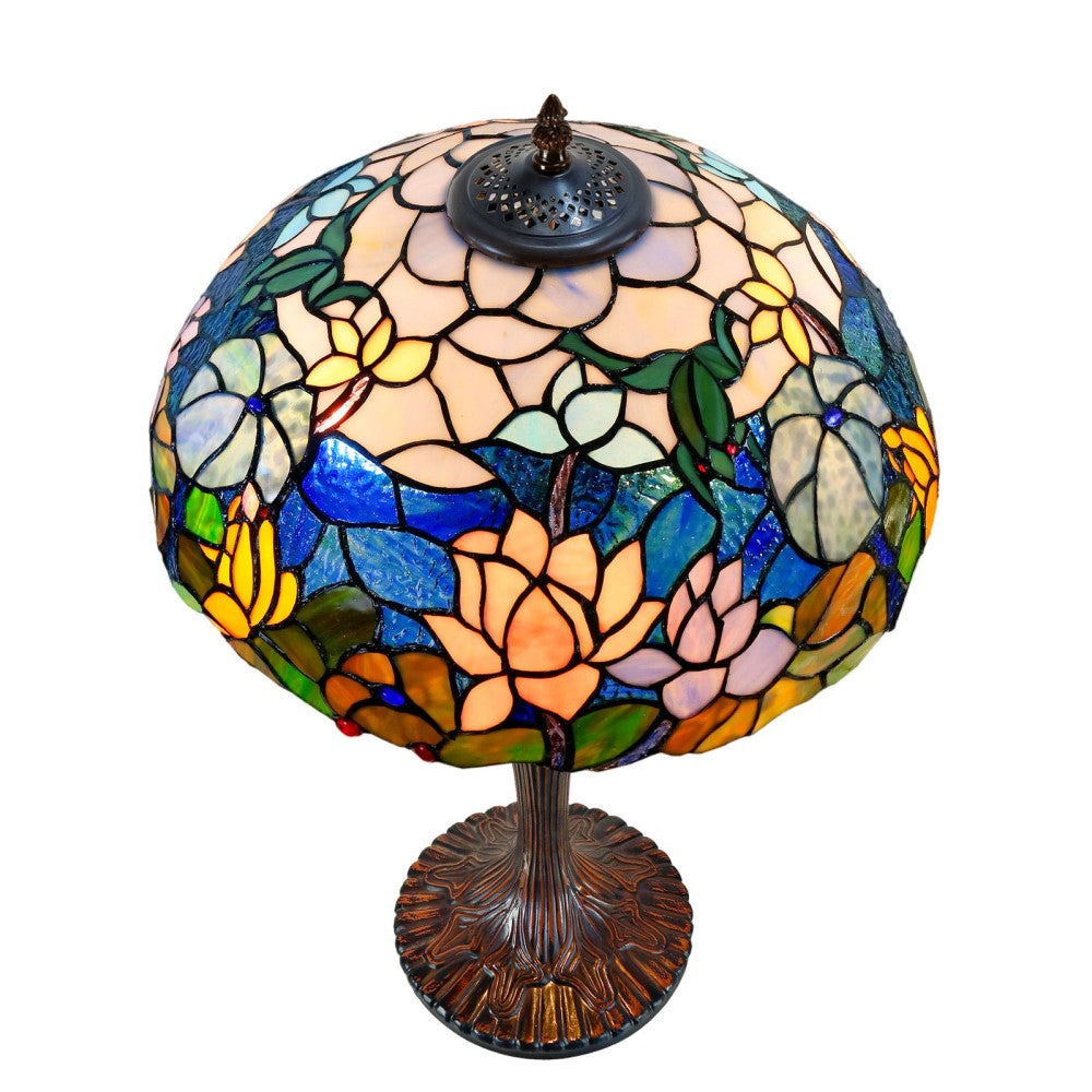 Garden Elegance Water Lily Table Lamp