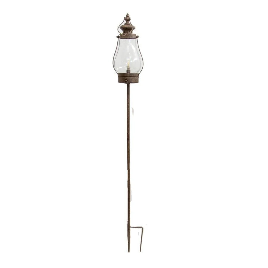 Garden Lantern on Stake Battery Operated LED Light