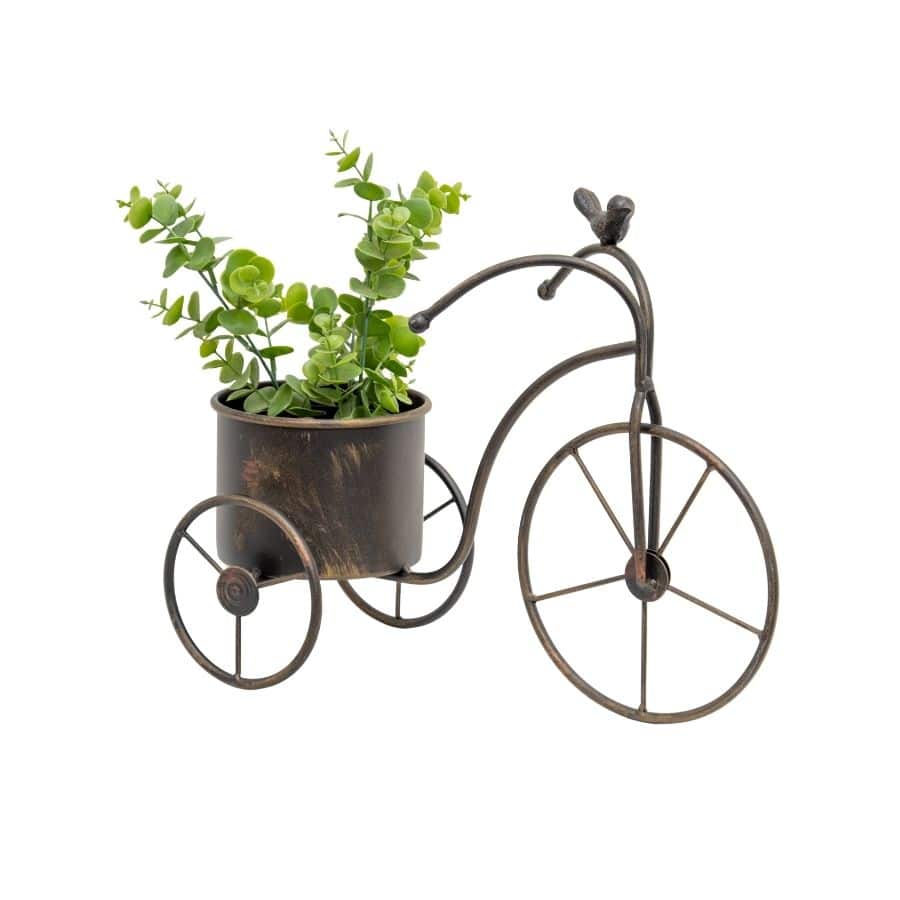 Garden Ride Bicycle Pot Planter With Bird