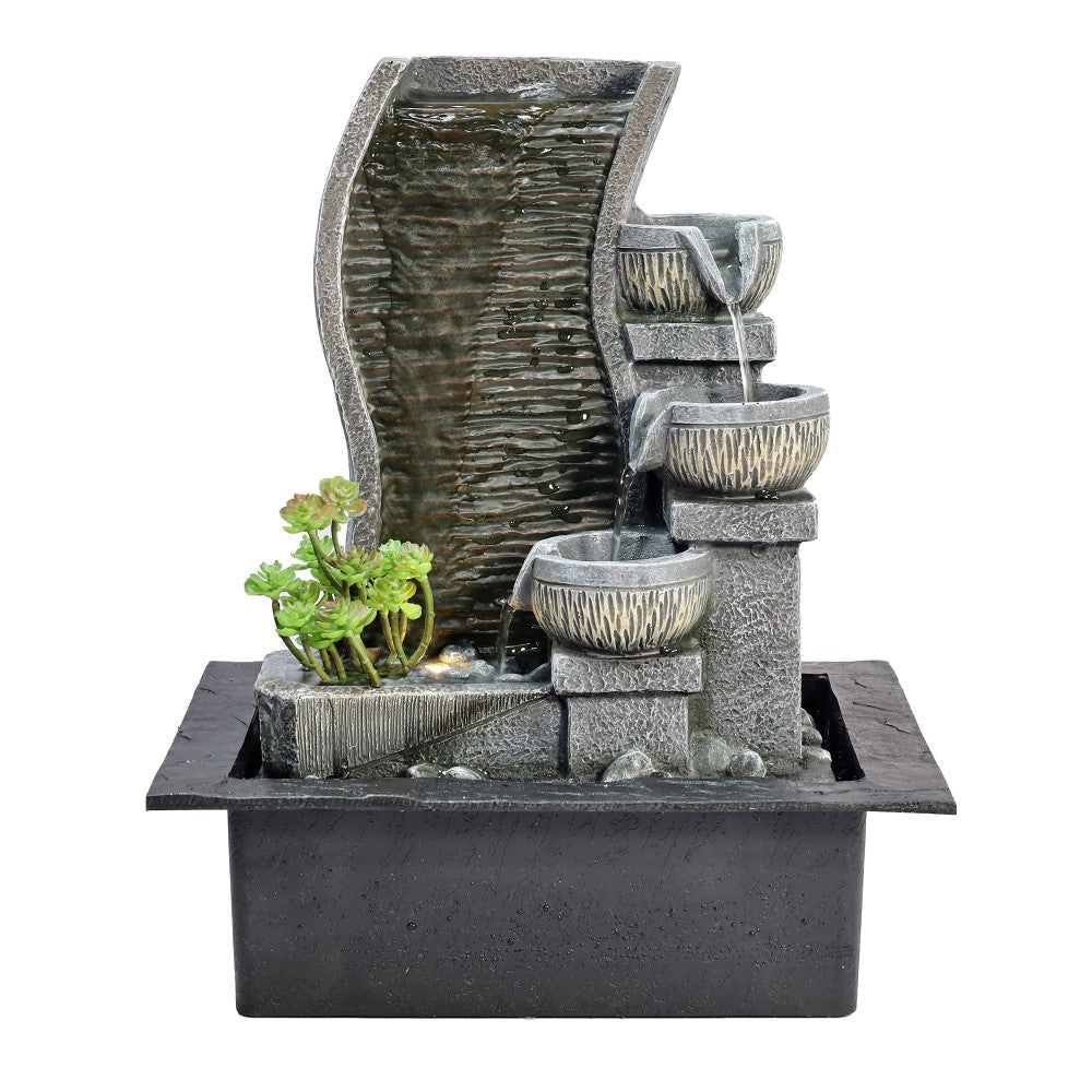 Garden Slab Dribble Cascade Polyresin Fountain