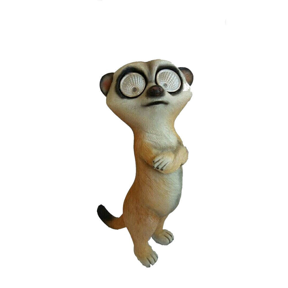 Garden Solar Powered Meerkat Figurine - Standing