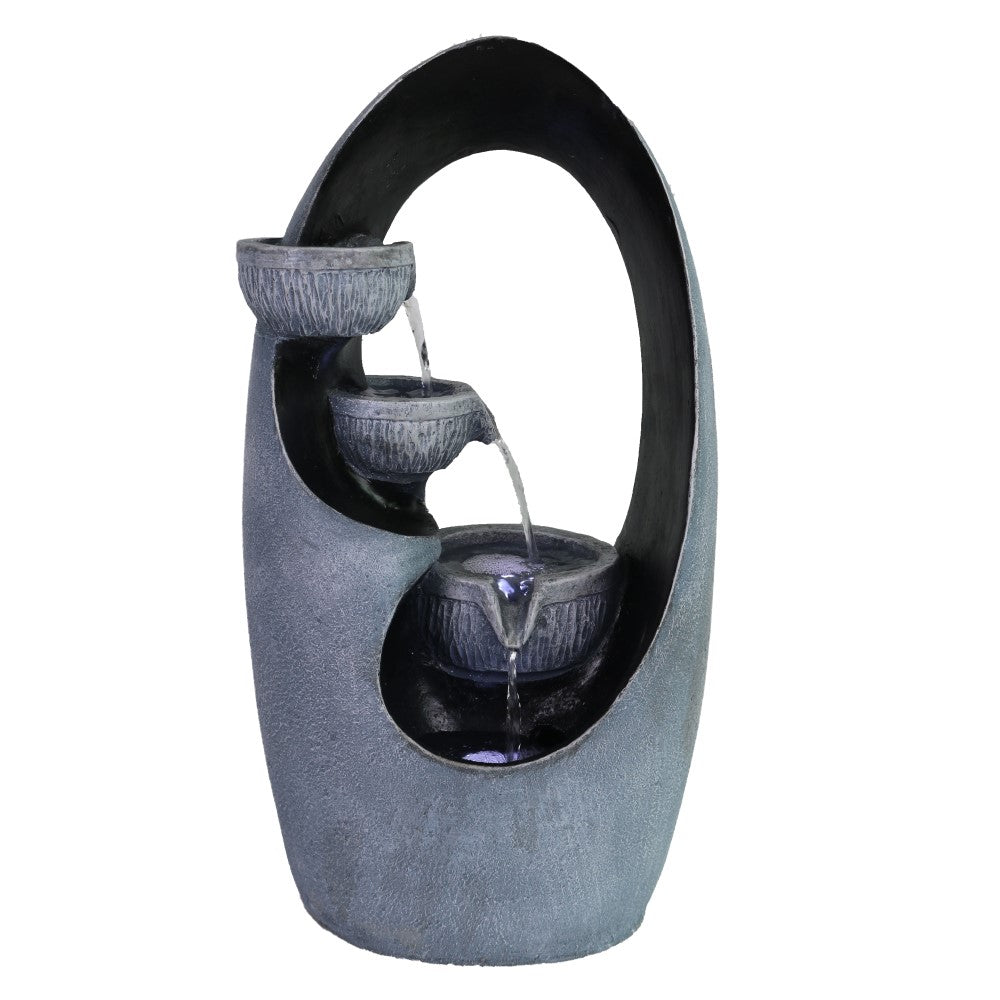 Garden Teardrop Bowl Polyresin Fountain