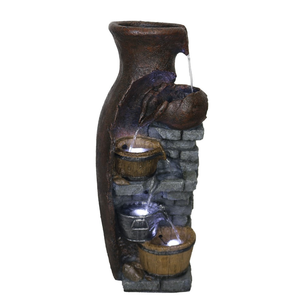 Garden Urns Cascade Polyresin Fountain