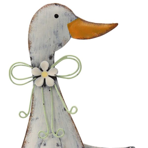 Gardening Ducks Metal Garden Decor Set of 2