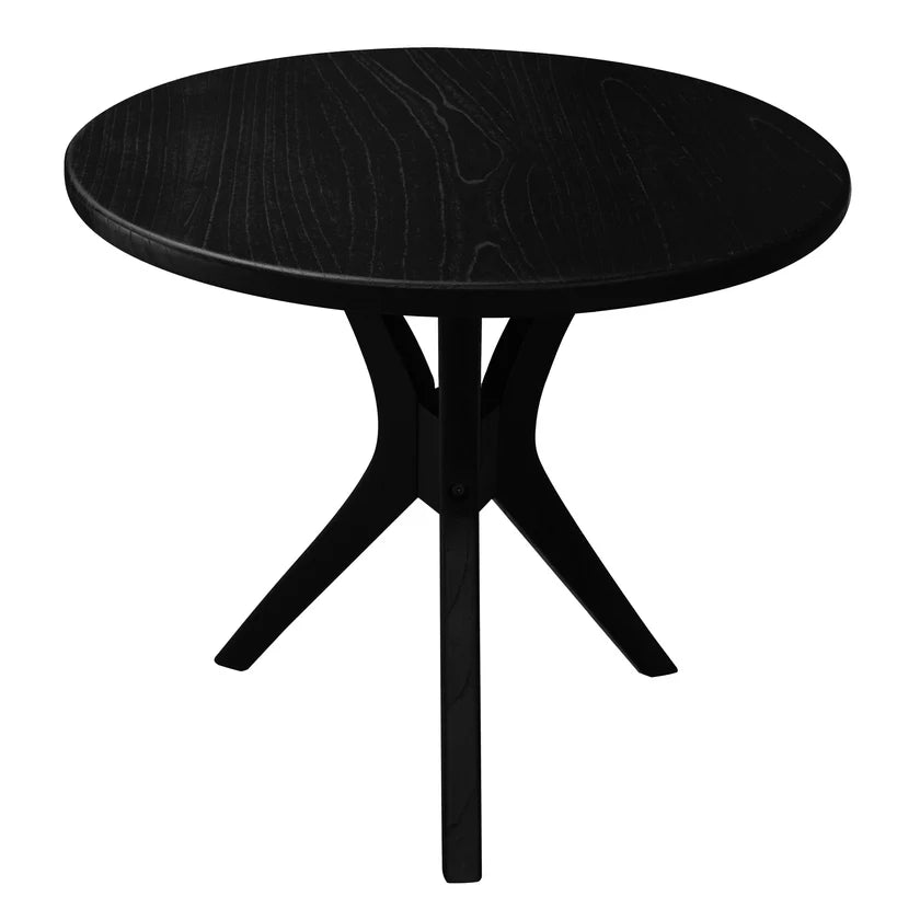 Gatsby Black Round Side Table - Large