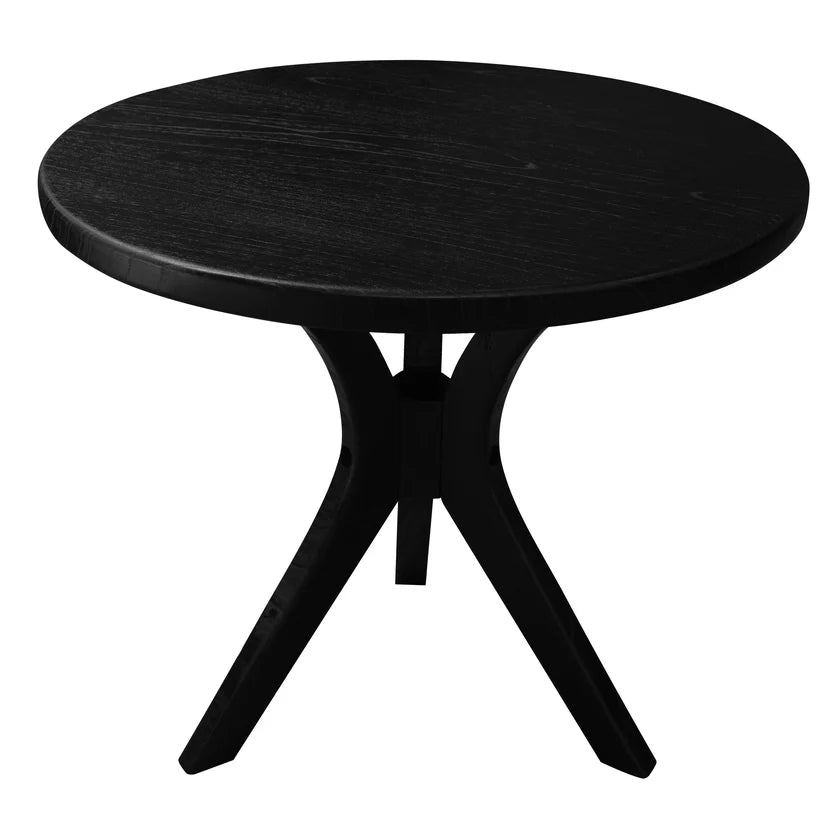 Gatsby Black Round Side Table - Large