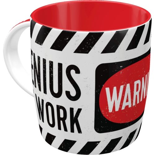 "Genius At Work" Ceramic Coffee Mug