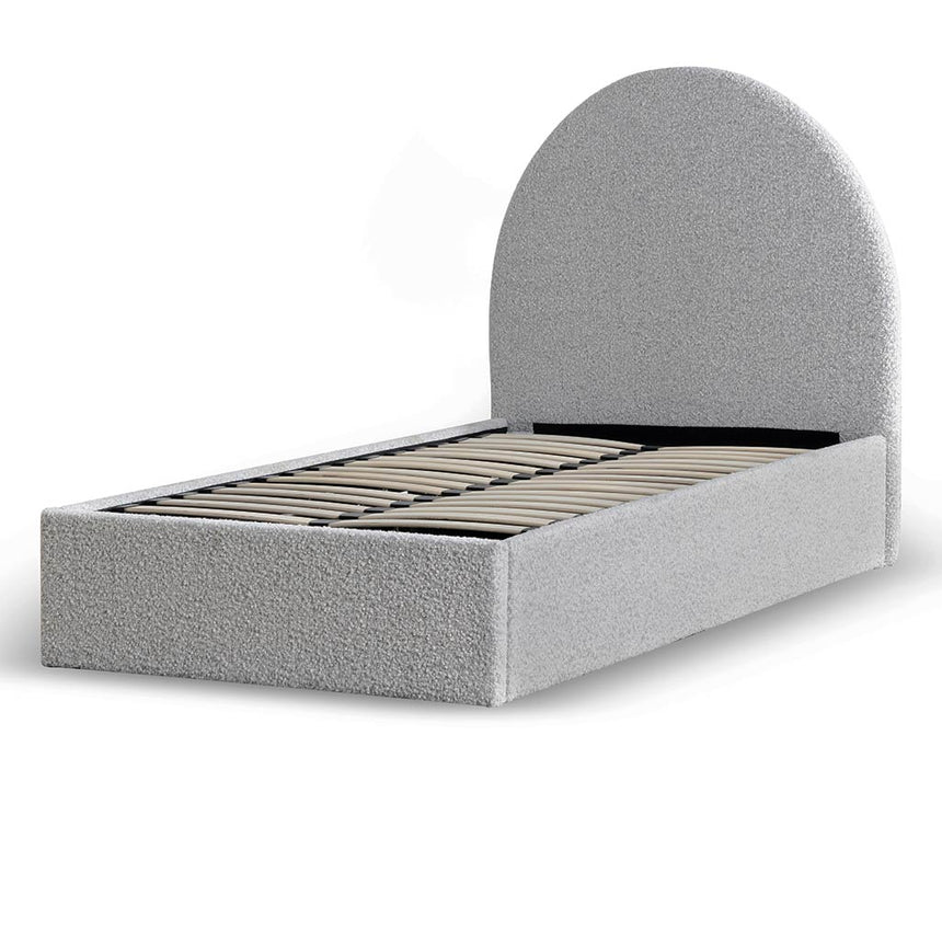 Gentle Sleep Bed Frame - Pepper Boucle (Single)