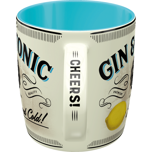 Gin & Tonic Served Cold - Ceramic Coffee Mug