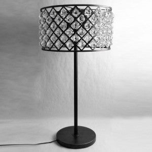 Glamorous Crystal Chandelier Table Lamp - 60cms