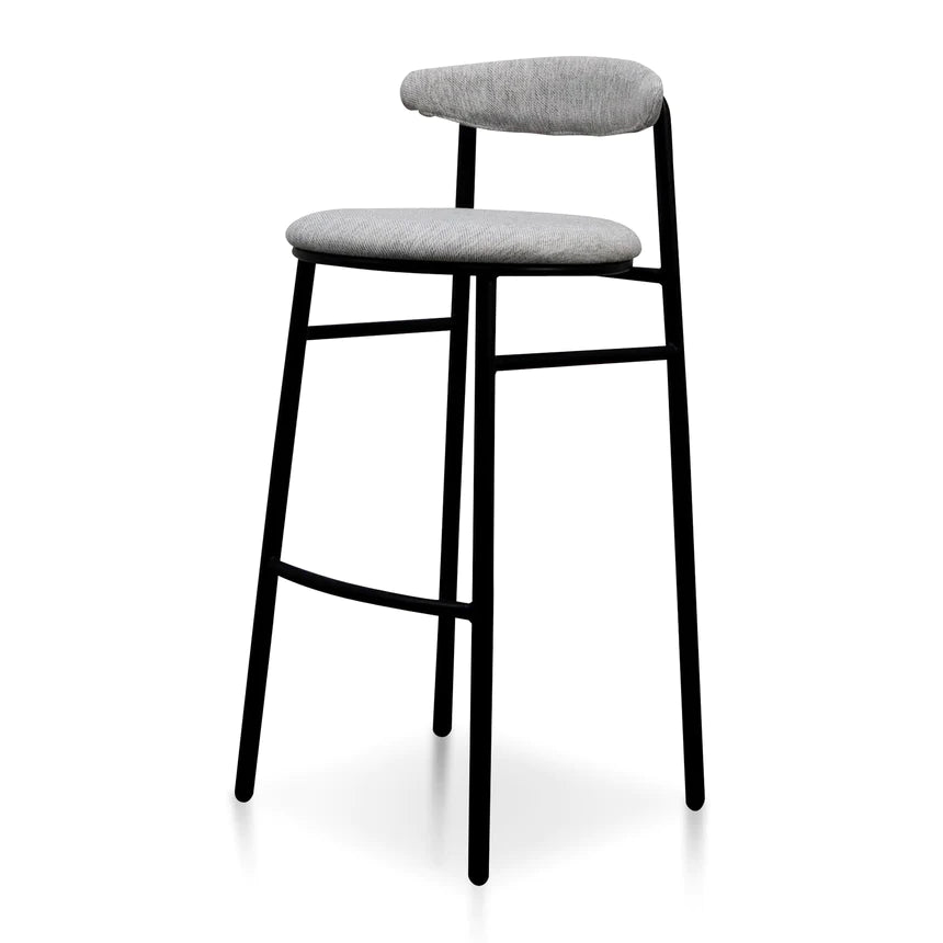 Glamour Grove Bar Stool - Silver Grey