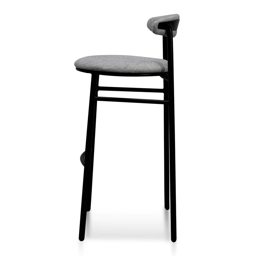 Glamour Grove Bar Stool - Silver Grey