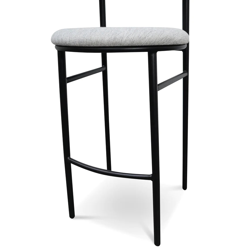 Glamour Grove Bar Stool - Silver Grey