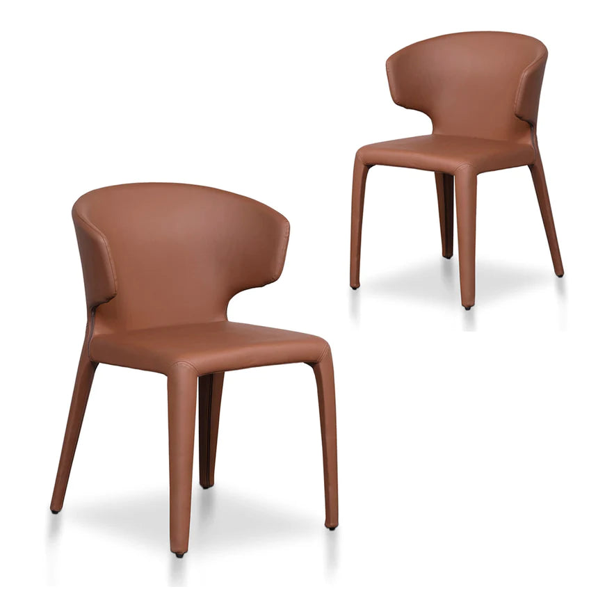 Glamour Grove Dining Chair - Brown (Set of 2)