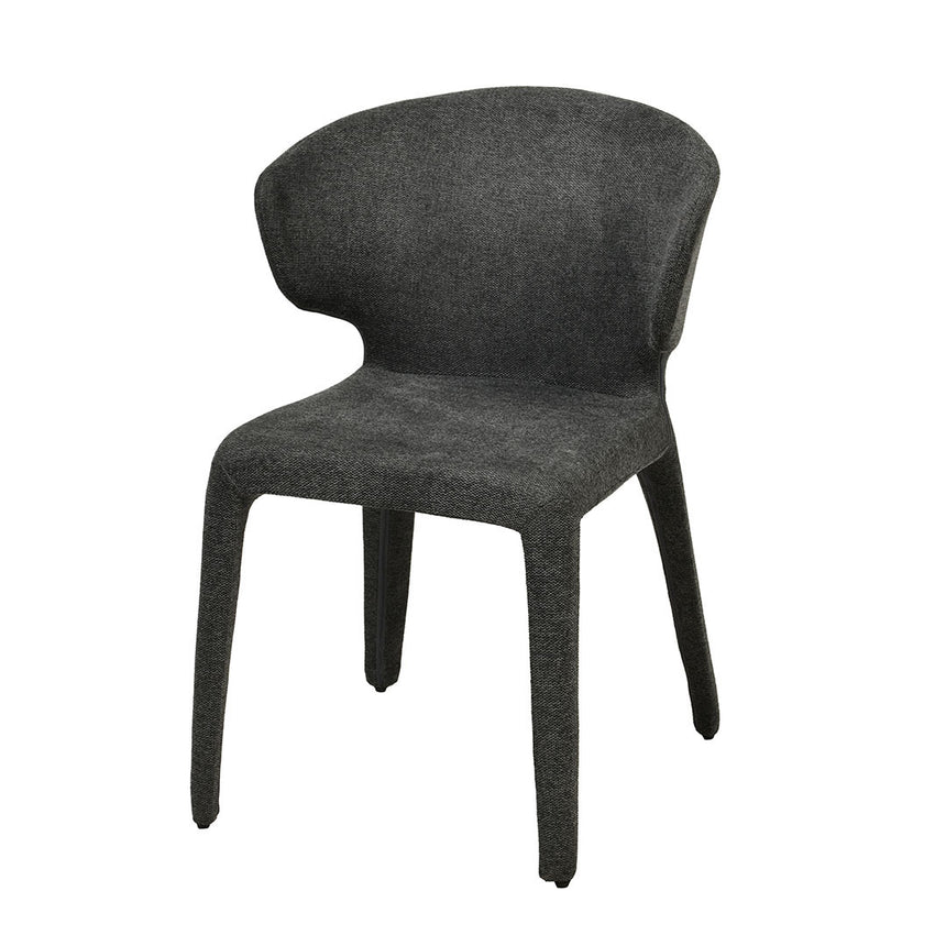 Glamour Grove Dining Chair - Charcoal Grey (Set of 2)