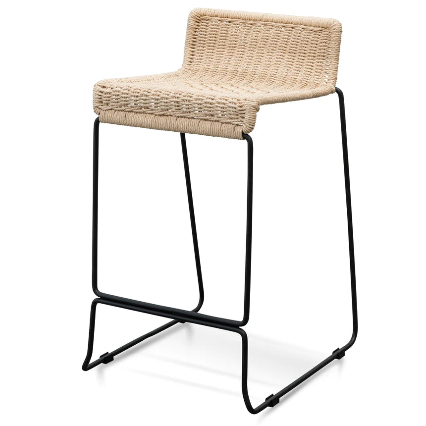 Glamour Grove Woven Bar Stool - Natural