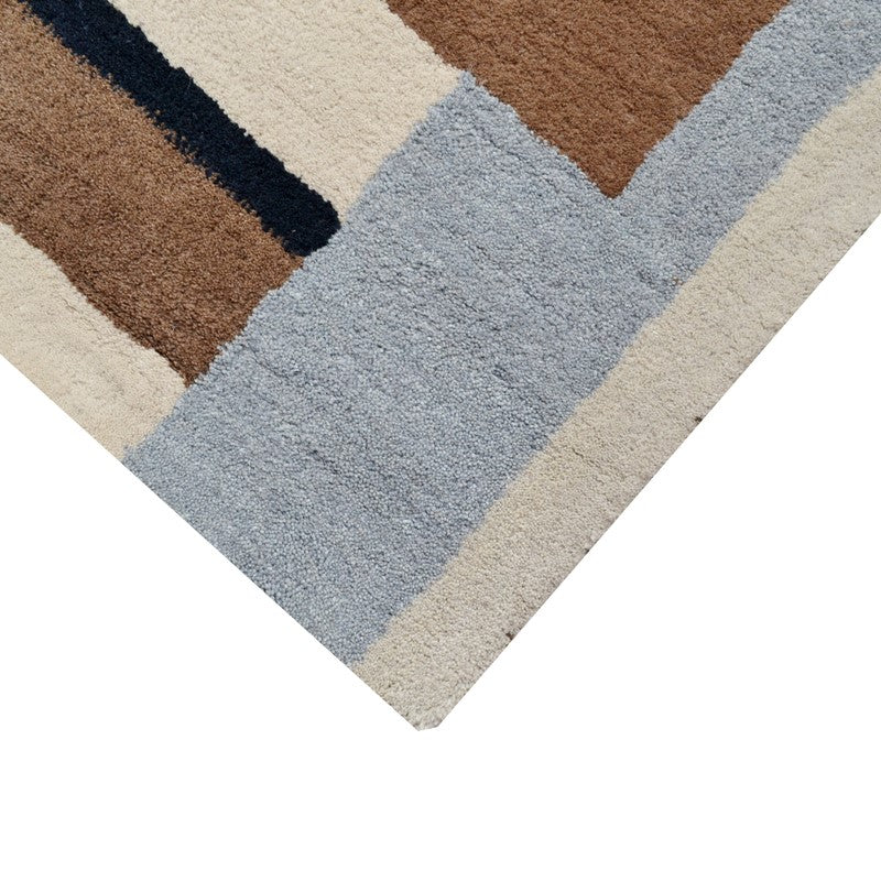 Glasco Modern Handmade Woolen Rug