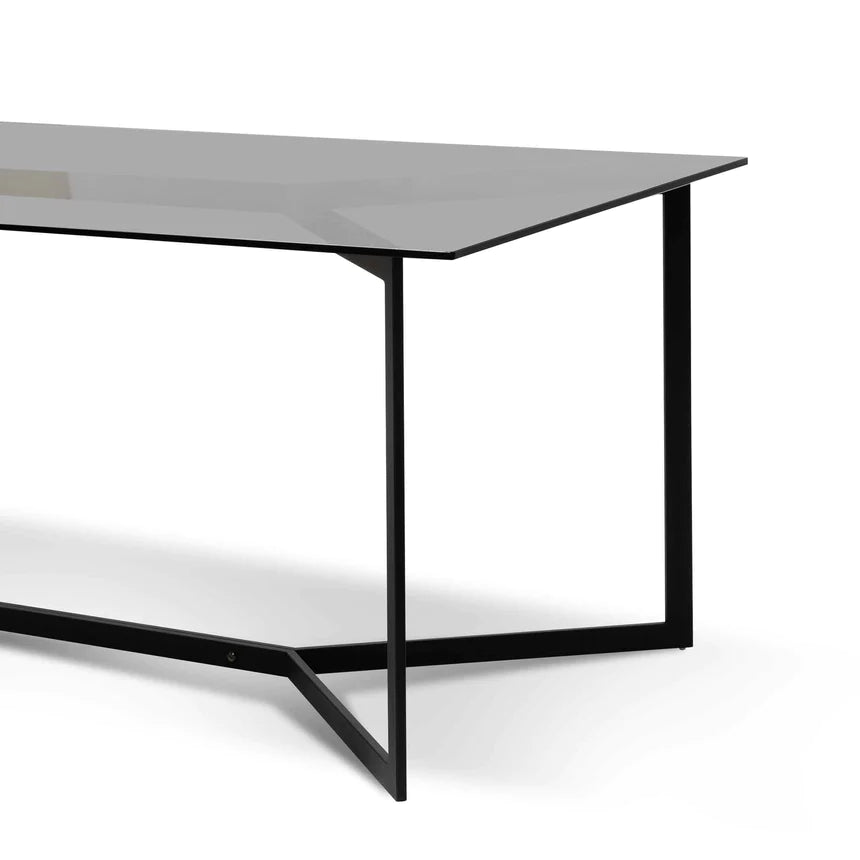 Glass Wonder Dining Table 190cms - Black