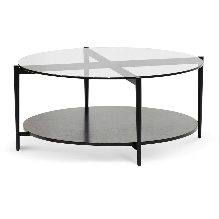 Glass & Steel Symphony Coffee Table 93.8cms