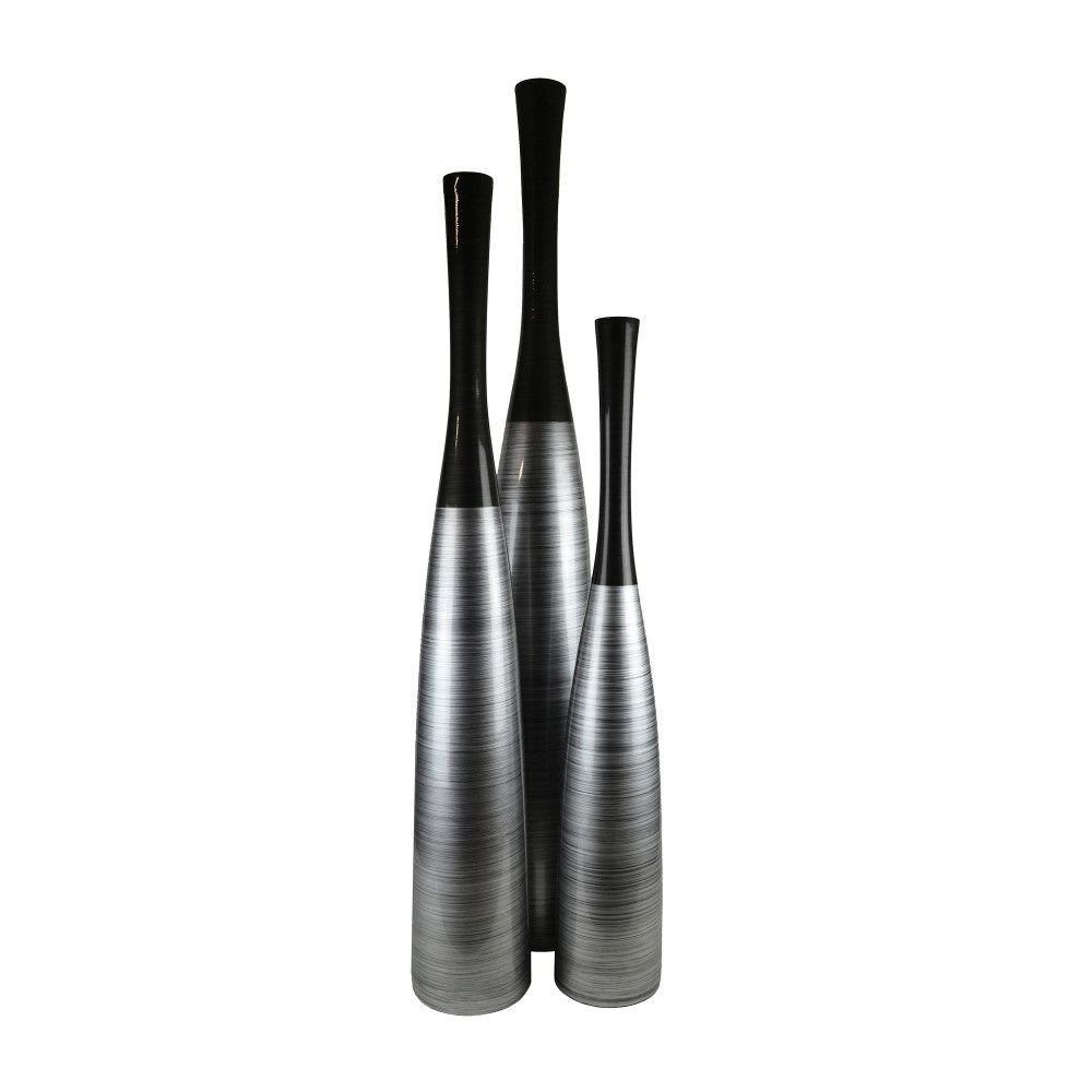 Glossy Lumina Cascade Tall Floor Vase - (Available in 3 Sizes)