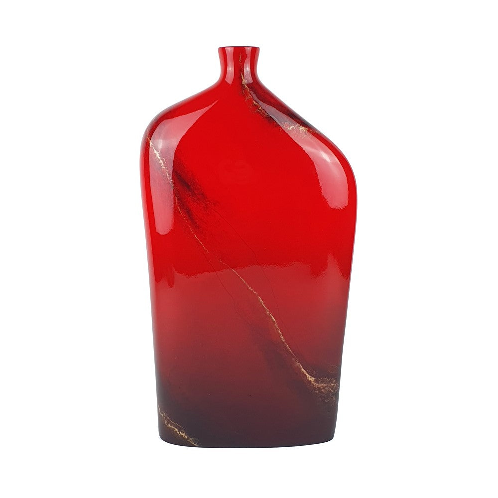 Glossy Mirage Flat Shaped Vase - (Available in 2 Sizes)