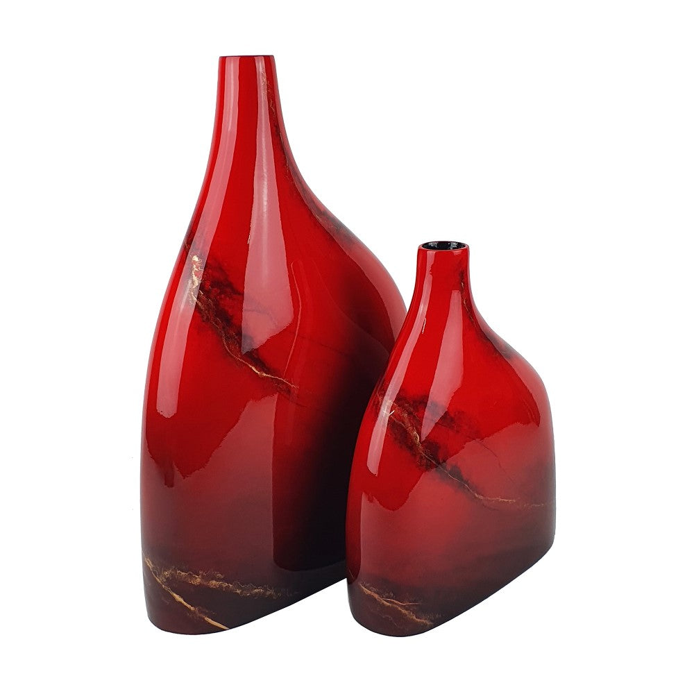 Glossy Mirage Rhombus Shaped Vase - (Available in 2 Sizes)