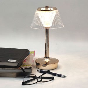 Glow Touch Portable Cordless Desk Lamp Gold