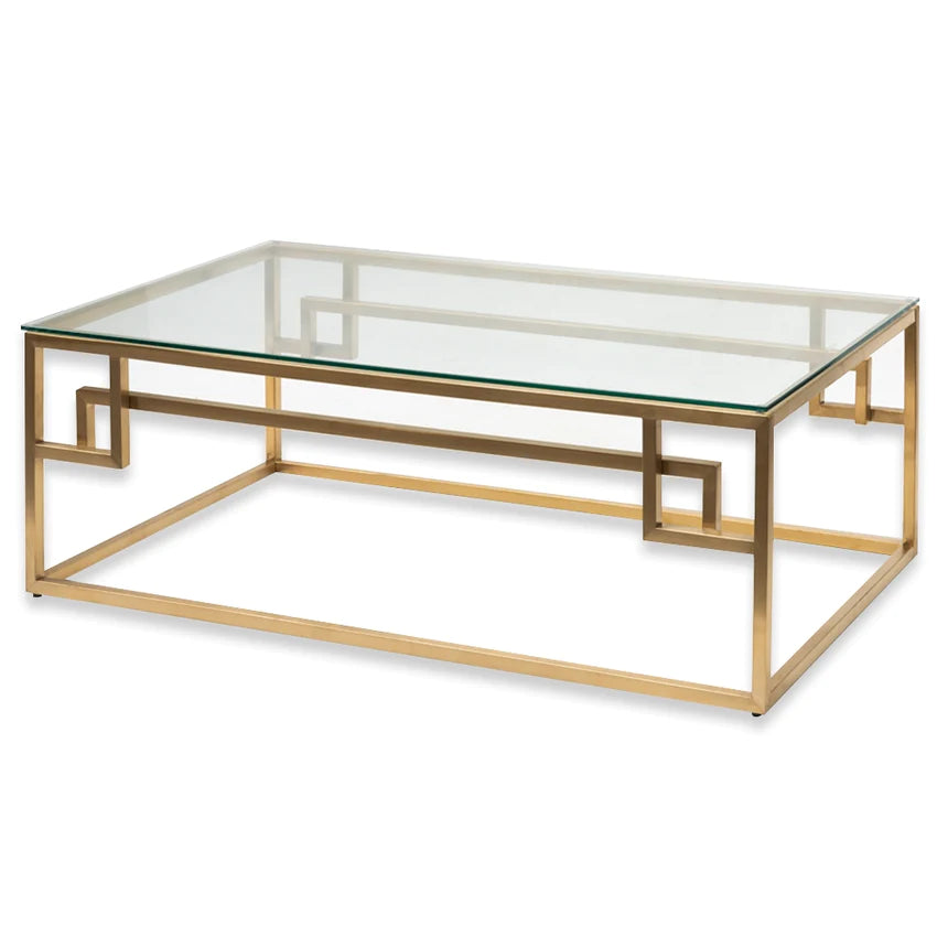 Golden Opulence Rectangular Coffee Table 120cms