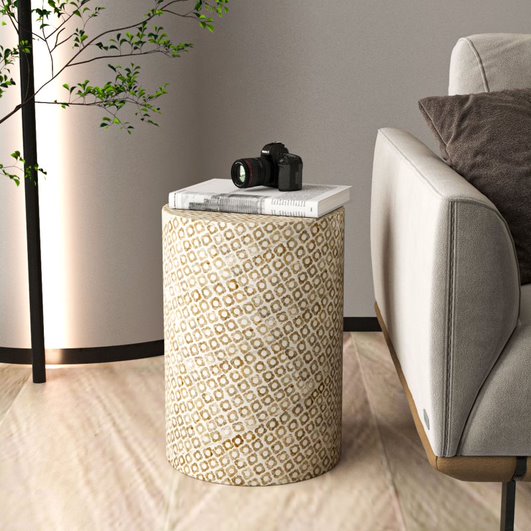 Goldie Radiance Pearl Side Table