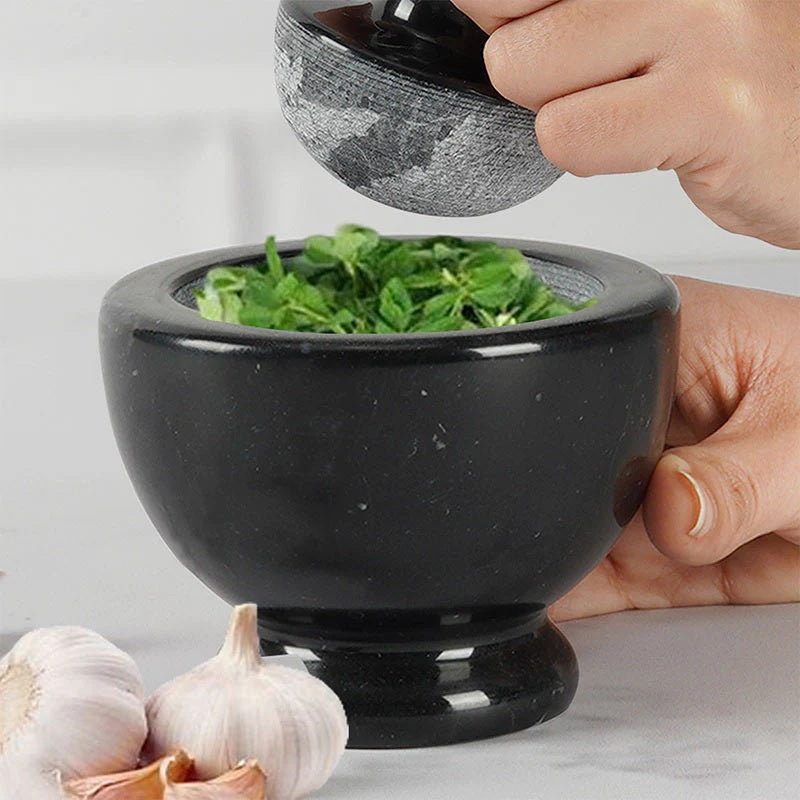 Gourmet Series Marble Mortar & Pestle Set (Available in 3 Colors)