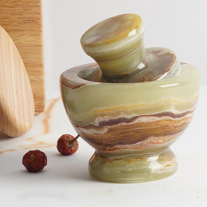 Gourmet Series Marble Mortar & Pestle Set (Available in 3 Colors)