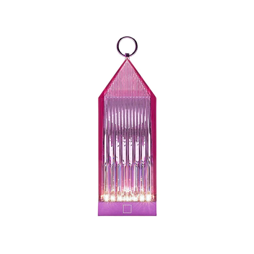 Graceful Luxury Acrylic Crystal Lantern- Purple