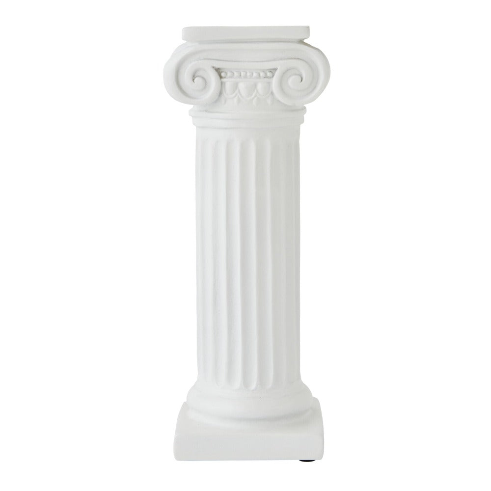 Greek Column Pillars Candle Holder - Tall White