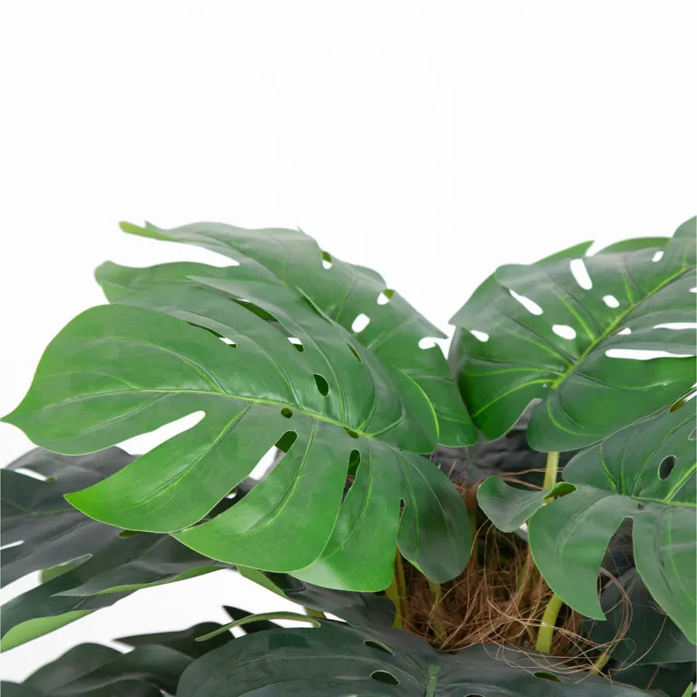 Greenish Artificial Monstera Deliciosa Tree 100cms