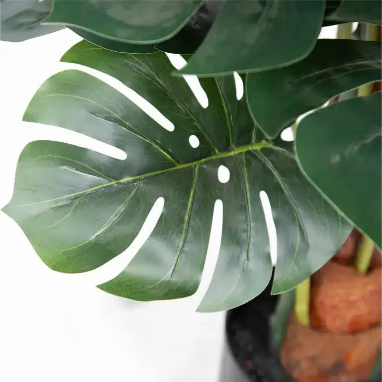 Greenish Artificial Monstera Deliciosa Tree 100cms