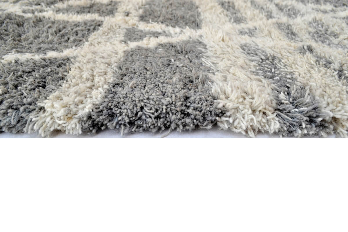 Grey Gradient Pattern Handmade Woolen Rug (Available in 3 Sizes)