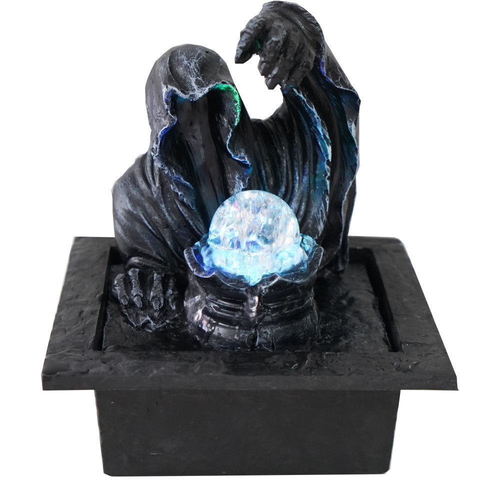 Grim Reaper Artwork Indoor Fountain